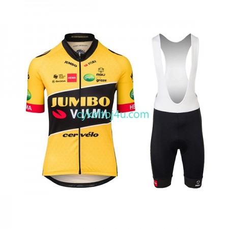 Team Jumbo-Visma Cykeltrøje + Bib Cykelshorts 2022 N001